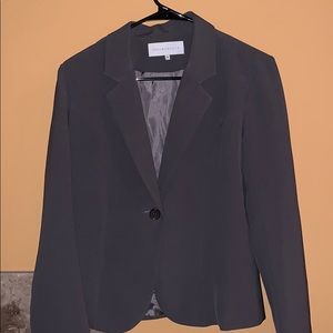 Gray blazer